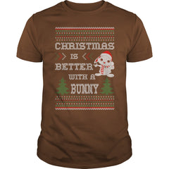 Christmas Is Better With A Bunny Ugly Sweater T Shirt