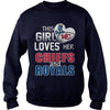 Image of Girl Loves Chiefs  Royals T Shirt
