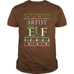 ARTIST ELF  CHRISTMAS SWEATER