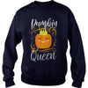Image of Pumpkin Queen Cute Pumpkin Spice Season Halloween T-shirt