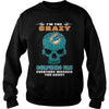 Image of I'm the Crazy DOLPHINS Fan T-Shirt