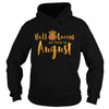 Image of Halloqueens are born in august funny halloween tshirt