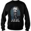 Image of NO ONE WANTS TO PLAY WITH ME - HAPPY HALLOWEEN TSHIRT