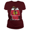 Image of CLe-Ice-hockey-Sleep-Snoopy-Chicago-Blackhawks