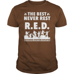 VETERAN - THE BEST NEVER REST T SHIRT