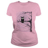 Image of owl in spooky tree halloween happy halloween gift owl in spooky tree halloween