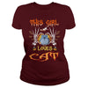 Image of This Girl Loves Cat Halloween