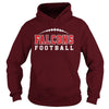 Image of Falcons Football shirt and hoodie