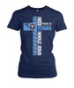 Image of Tennessee Titans All I Need Today Is A Little Bit Of Titans And A Whole Lot Of Jesus Tshirt
