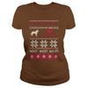 Image of DACHSHUND CHRISTMAS WOOF WOOF WOOF SWEATER