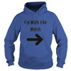Image of Mens Mens Halloween Couples Costume Shirt Im With The Witch