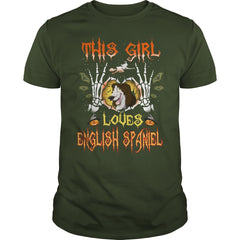 This Girl Loves ENGLISH SPANIEL Halloween