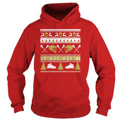 Lacrosse Christmas Shirt  Womens VNeck TriBlend TShirt