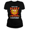 Image of THIS IS MY SCARY WINE COSTUME T SHIRT HALLOWEEN COSTUME GIFT