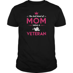 The Best Kind Of Mom Raises A Veteran Mothers Day - Men's T-Shirt by American Apparel