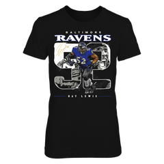 Baltimore Ravens - Lewis - Number Portrait