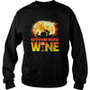 Image of WITCHES BREW WINE T SHIRT HALLOWEEN COSTUME GIFT