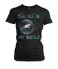 Image of Philadelphia Eagles Stay Out Of My Bubble Tshirt