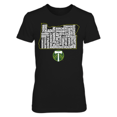 Oregon State Outline - Portland Timbers