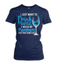 Image of Carolina Panthers I Just Want To Drink Wine And Watch My Panthers Beat Your Team's Ass