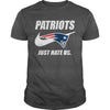 Image of Patriots Just Hate Us T-shirt, Patriots Just Hate Us Hoodies