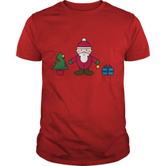 Simple Santa Claus Christmas Scene