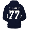 Image of T.J Oshie, 8 More Years of 77 - Printed Back