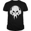 Image of Skull With Headphones Halloween