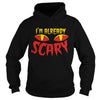 Image of I m ALREADY SCARY Halloween cat scared eyes