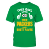 Image of BRETT FAVRE - THIS GIRL - GREEN BAY PACKERS