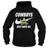 Image of Cowboys Just Hate Us T-shirt, Cowboys Just Hate Us Hoodies