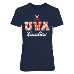 Virginia Cavaliers - Patterned Letters