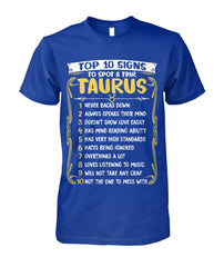 Top 10 signs to spot a true Taurus Limited Edition T-shirts