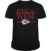 Image of kansas city chiefs West King In The Champions Tshirt