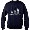 Image of Hocus pocus broom mop and vacuum halloween shirt, hoodie, tank top