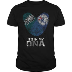 Love EAGLES and 76ers T-Shirt