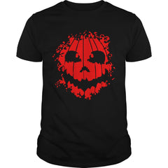 THE PUMPKIN -  BLOOD -  HAPPY HALLOWEEN T-SHIRT