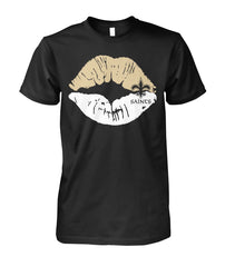 New Orleans Saints Two Coloured Lips T-shirt