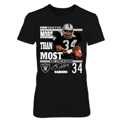 OFFICIAL NFL RAIDERS #34 BO JACKSON - More Than Most  Shirts and more