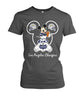 Image of Los Angeles Chargers - Cute Mickey Mouse T-shirt