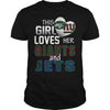 Image of This Girl Loves her Giants And Jets TShirt