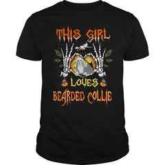 This Girl Loves Bearded Collie Halloween