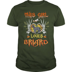 This Girl Loves Briard Halloween