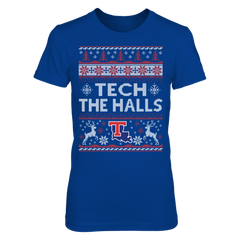 Tech The Halls (Ugly Christmas Sweater) - Louisiana Tech Bulldogs