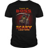 Image of Name Boss Halloween T-Shirt On It - Great Halloween T-Shirt With Name