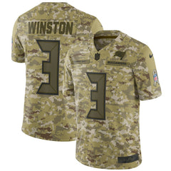 Tampa Bay Buccaneers Jameis Winston Camo Jersey 2018 - 2019