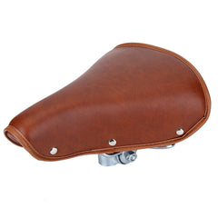 Universal Bike Seat Comfortable Brown Rivets D