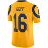 Image of Los Angeles Rams Jared Goff Cold Color Rush Jersey 2018 - 2019