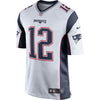 Image of TOM BRADY NEW ENGLAND PATRIOTS 2018 - 2019 WHITE JERSEY
