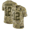 Image of Green Bay Packers Aaron Rodgers Camo Jersey 2018 - 2019